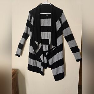 White House Black Market Striped Cardigan